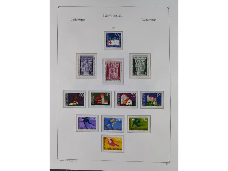 1912/2015, anfangs meist ungebrauchte/gestempelte, ab ca. 1964 postfrische, in den Hauptnummern komplette Sammlung inkl. Dien