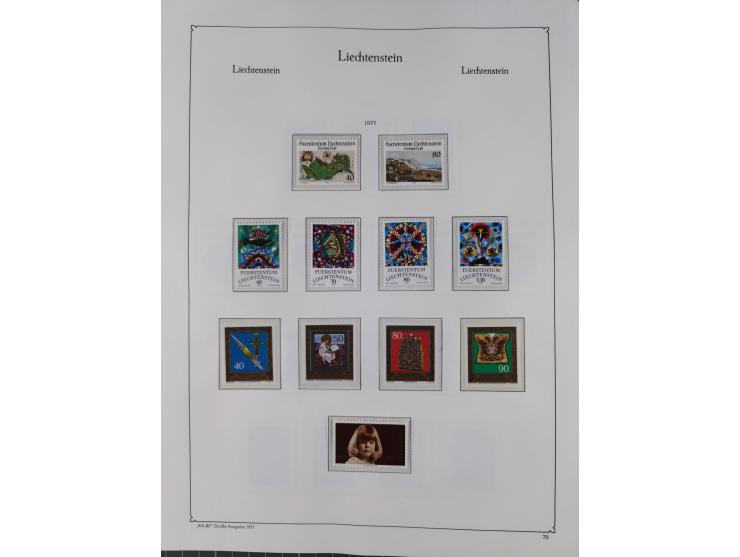 1912/2015, anfangs meist ungebrauchte/gestempelte, ab ca. 1964 postfrische, in den Hauptnummern komplette Sammlung inkl. Dien