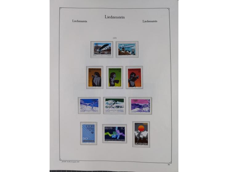 1912/2015, anfangs meist ungebrauchte/gestempelte, ab ca. 1964 postfrische, in den Hauptnummern komplette Sammlung inkl. Dien