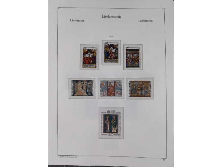 1912/2015, anfangs meist ungebrauchte/gestempelte, ab ca. 1964 postfrische, in den Hauptnummern komplette Sammlung inkl. Dien