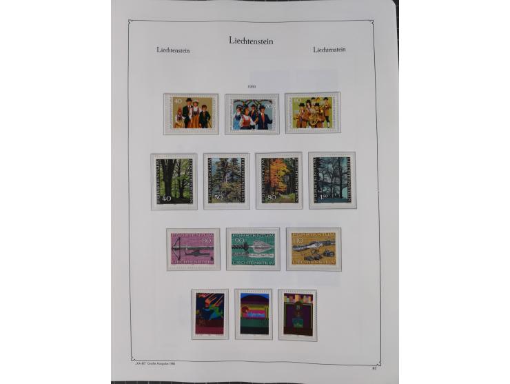 1912/2015, anfangs meist ungebrauchte/gestempelte, ab ca. 1964 postfrische, in den Hauptnummern komplette Sammlung inkl. Dien