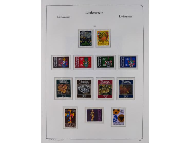 1912/2015, anfangs meist ungebrauchte/gestempelte, ab ca. 1964 postfrische, in den Hauptnummern komplette Sammlung inkl. Dien