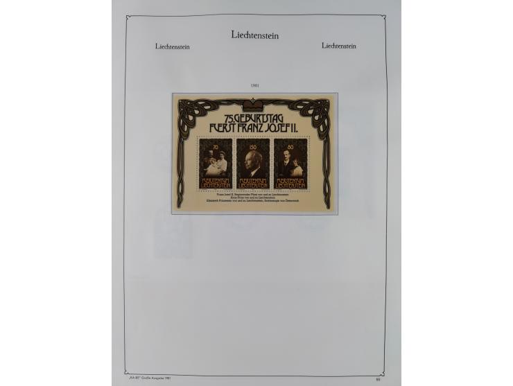 1912/2015, anfangs meist ungebrauchte/gestempelte, ab ca. 1964 postfrische, in den Hauptnummern komplette Sammlung inkl. Dien