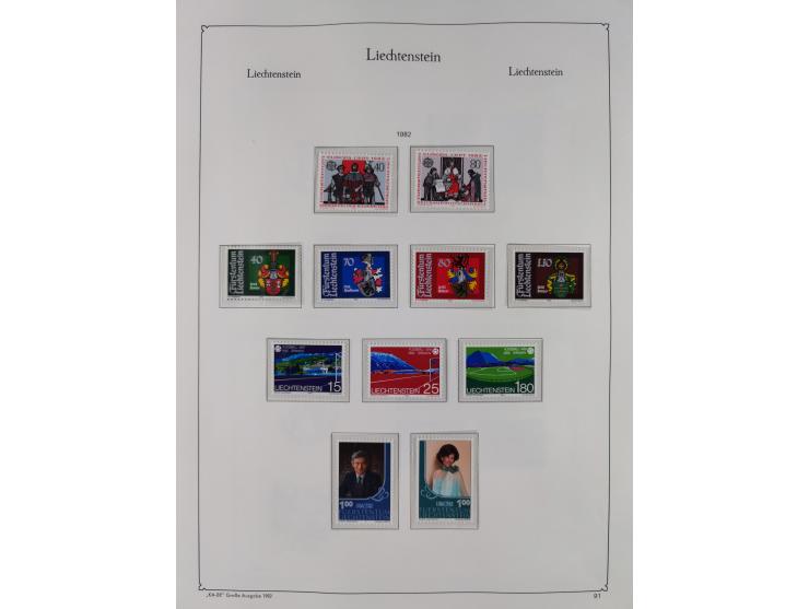 1912/2015, anfangs meist ungebrauchte/gestempelte, ab ca. 1964 postfrische, in den Hauptnummern komplette Sammlung inkl. Dien