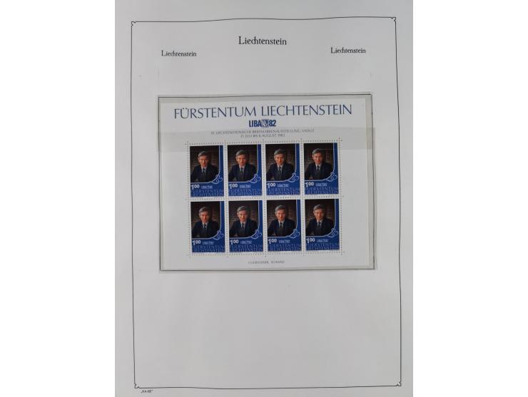 1912/2015, anfangs meist ungebrauchte/gestempelte, ab ca. 1964 postfrische, in den Hauptnummern komplette Sammlung inkl. Dien