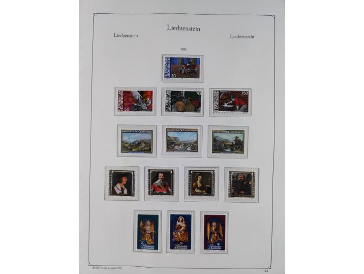 1912/2015, anfangs meist ungebrauchte/gestempelte, ab ca. 1964 postfrische, in den Hauptnummern komplette Sammlung inkl. Dien