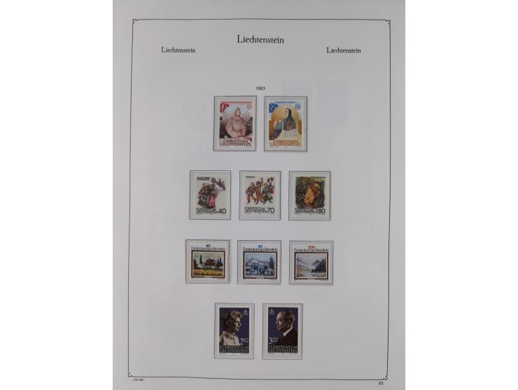 1912/2015, anfangs meist ungebrauchte/gestempelte, ab ca. 1964 postfrische, in den Hauptnummern komplette Sammlung inkl. Dien