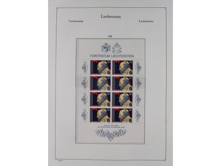 1912/2015, anfangs meist ungebrauchte/gestempelte, ab ca. 1964 postfrische, in den Hauptnummern komplette Sammlung inkl. Dien