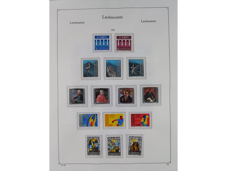 1912/2015, anfangs meist ungebrauchte/gestempelte, ab ca. 1964 postfrische, in den Hauptnummern komplette Sammlung inkl. Dien