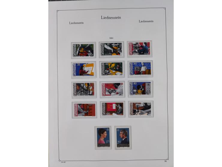 1912/2015, anfangs meist ungebrauchte/gestempelte, ab ca. 1964 postfrische, in den Hauptnummern komplette Sammlung inkl. Dien