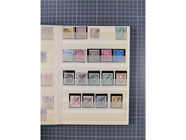 1853-1910, Collection unused and used from Mi.1-4, in typically varied, overall clean condition, very concentrated in a small