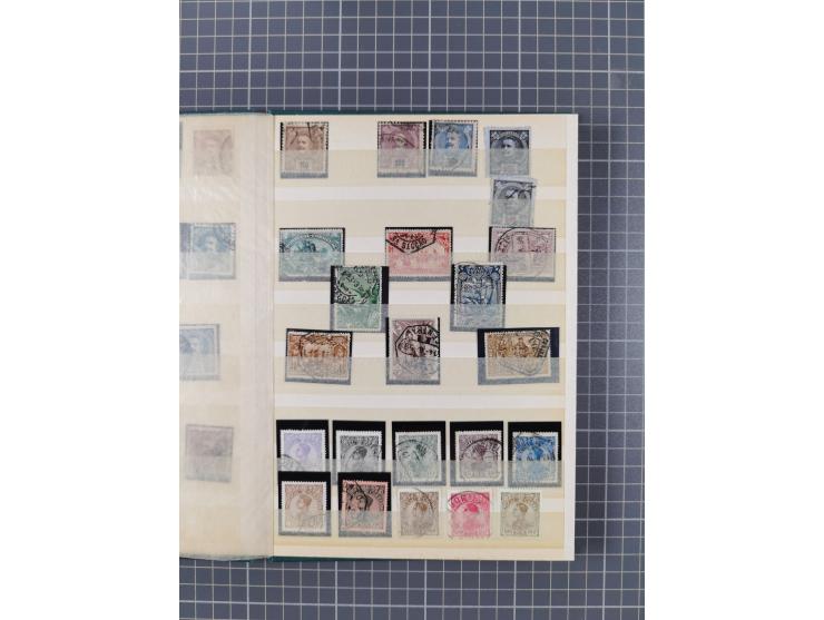 1853-1910, Collection unused and used from Mi.1-4, in typically varied, overall clean condition, very concentrated in a small