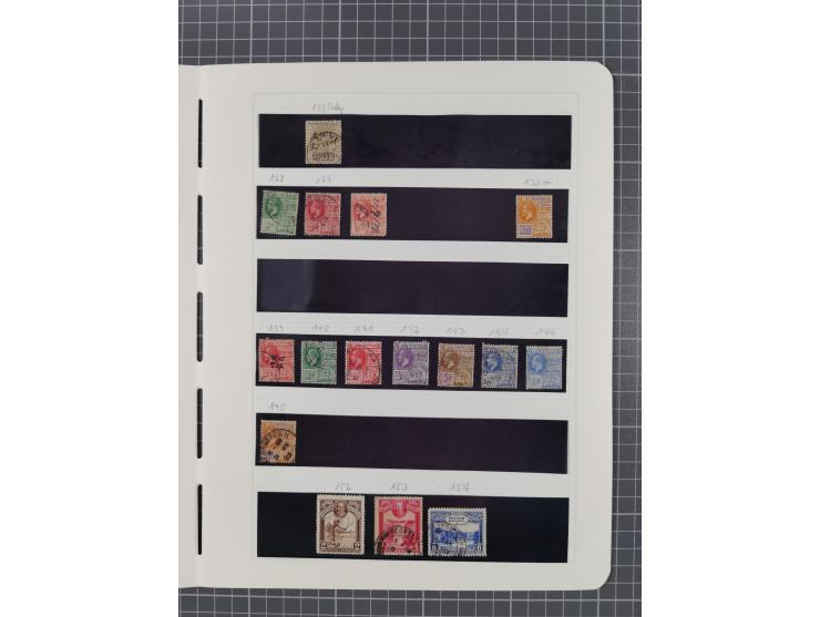 1862/1960, Collection on album leaves including early issues cancelled with different ms. and ´A03´ obliterators, few revenue