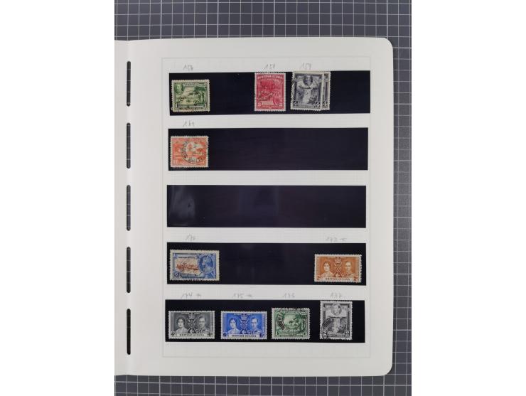 1862/1960, Collection on album leaves including early issues cancelled with different ms. and ´A03´ obliterators, few revenue