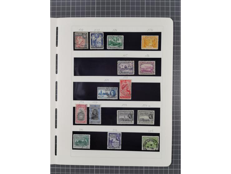 1862/1960, Collection on album leaves including early issues cancelled with different ms. and ´A03´ obliterators, few revenue