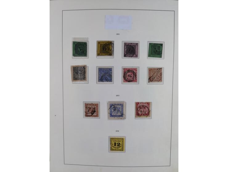 1851/1945, mostly unused and cancelled stamps with a focus on the old German states, including many from Baden and Bavaria, a