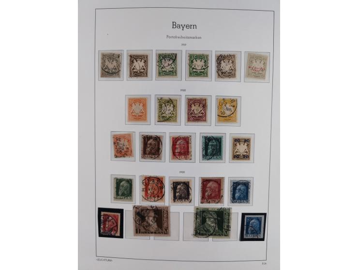 1851/1945, mostly unused and cancelled stamps with a focus on the old German states, including many from Baden and Bavaria, a