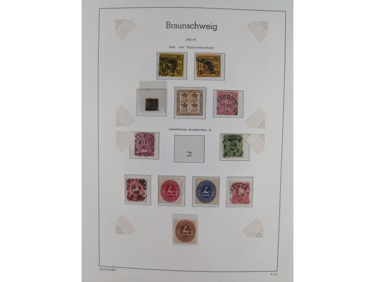 1851/1945, mostly unused and cancelled stamps with a focus on the old German states, including many from Baden and Bavaria, a