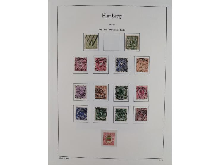 1851/1945, mostly unused and cancelled stamps with a focus on the old German states, including many from Baden and Bavaria, a