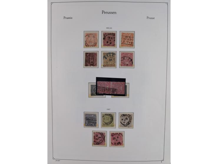 1851/1945, mostly unused and cancelled stamps with a focus on the old German states, including many from Baden and Bavaria, a