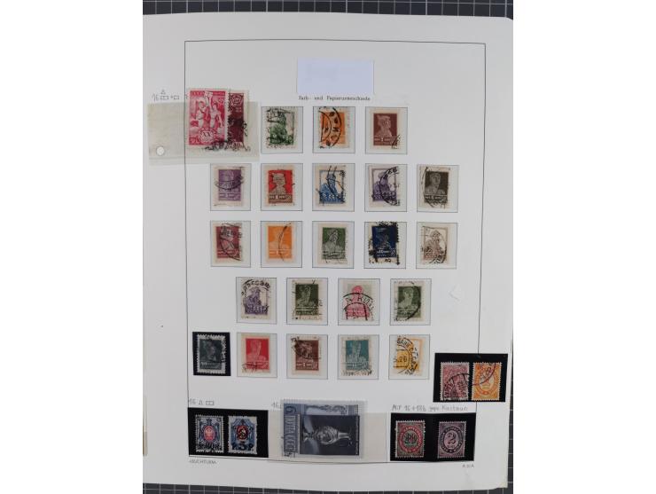 1851/1945, mostly unused and cancelled stamps with a focus on the old German states, including many from Baden and Bavaria, a