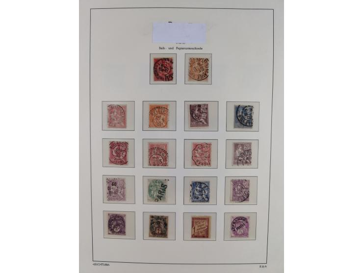 1851/1945, mostly unused and cancelled stamps with a focus on the old German states, including many from Baden and Bavaria, a