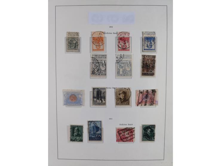 1851/1945, mostly unused and cancelled stamps with a focus on the old German states, including many from Baden and Bavaria, a