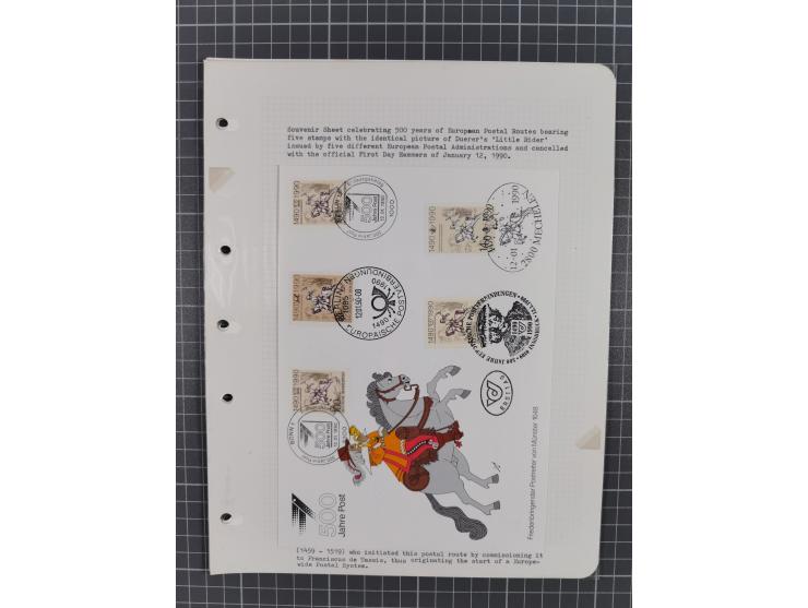 1849/75, interessante Stempel-Sammlung mit Schwerpunkt bei den Einkreisstempeln auf losen Marken und schönen Briefstücken, da