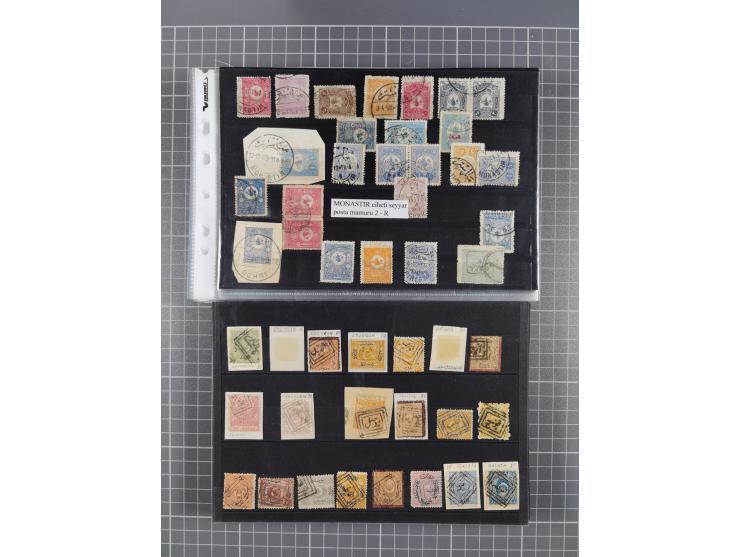 1868/1922(ca.), interesting accumulation of cancellations, often times of the “Lost Territories” of Greece, Bulgaria, Yugosla