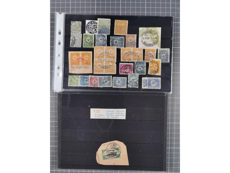 1868/1922(ca.), interesting accumulation of cancellations, often times of the “Lost Territories” of Greece, Bulgaria, Yugosla