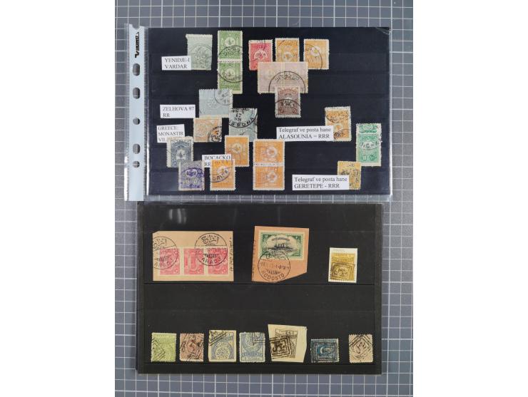 1868/1922(ca.), interesting accumulation of cancellations, often times of the “Lost Territories” of Greece, Bulgaria, Yugosla