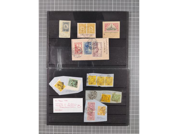 1868/1922(ca.), interesting accumulation of cancellations, often times of the “Lost Territories” of Greece, Bulgaria, Yugosla