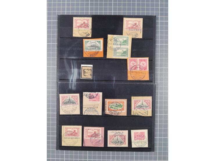 1868/1922(ca.), interesting accumulation of cancellations, often times of the “Lost Territories” of Greece, Bulgaria, Yugosla