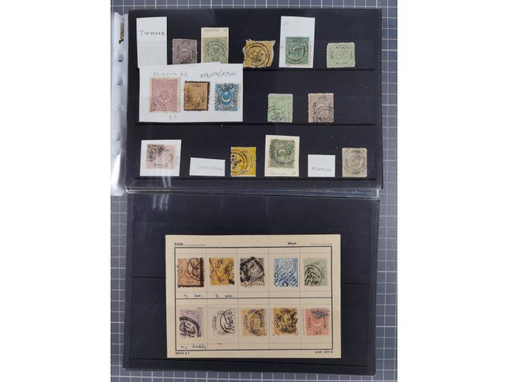 1868/1922(ca.), interesting accumulation of cancellations, often times of the “Lost Territories” of Greece, Bulgaria, Yugosla