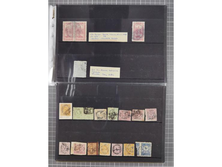 1868/1922(ca.), interesting accumulation of cancellations, often times of the “Lost Territories” of Greece, Bulgaria, Yugosla