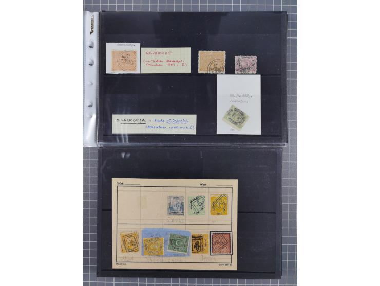 1868/1922(ca.), interesting accumulation of cancellations, often times of the “Lost Territories” of Greece, Bulgaria, Yugosla