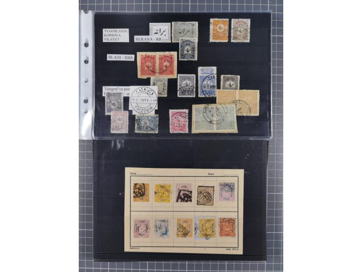 1868/1922(ca.), interesting accumulation of cancellations, often times of the “Lost Territories” of Greece, Bulgaria, Yugosla