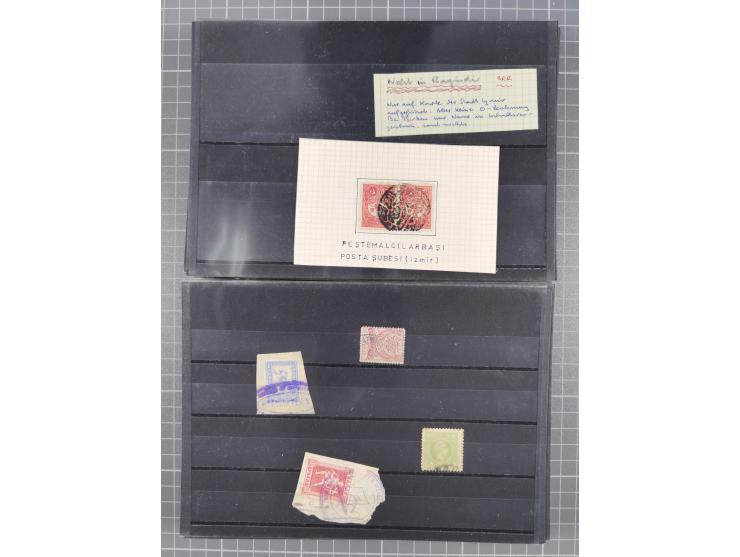 1868/1922(ca.), interesting accumulation of cancellations, often times of the “Lost Territories” of Greece, Bulgaria, Yugosla