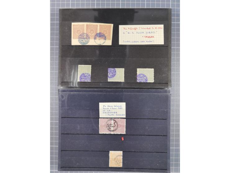 1868/1922(ca.), interesting accumulation of cancellations, often times of the “Lost Territories” of Greece, Bulgaria, Yugosla