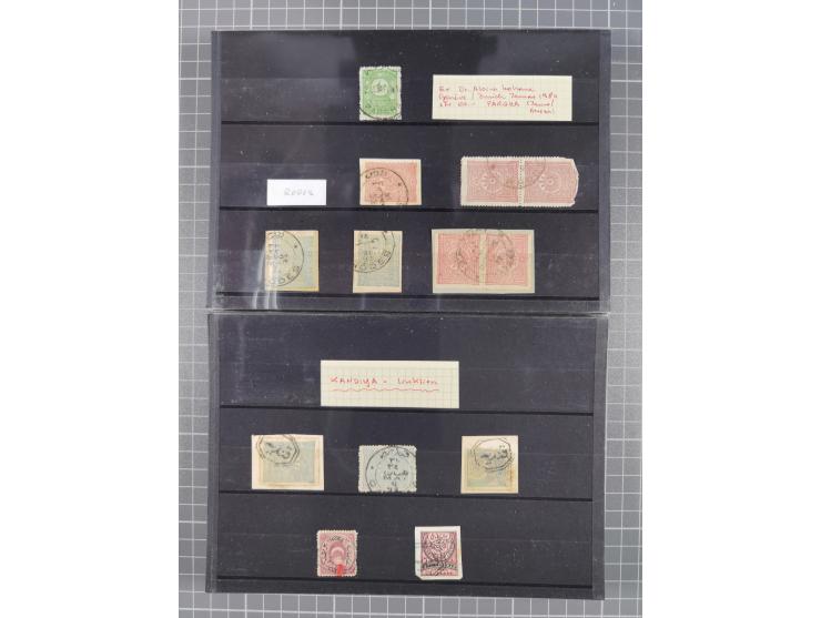 1868/1922(ca.), interesting accumulation of cancellations, often times of the “Lost Territories” of Greece, Bulgaria, Yugosla