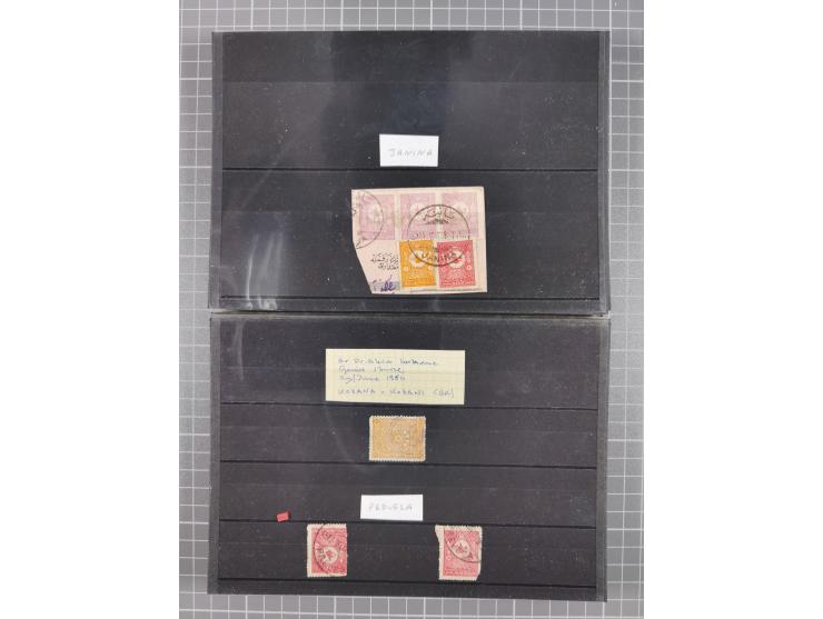 1868/1922(ca.), interesting accumulation of cancellations, often times of the “Lost Territories” of Greece, Bulgaria, Yugosla