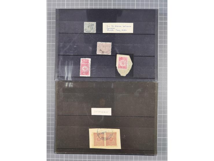 1868/1922(ca.), interesting accumulation of cancellations, often times of the “Lost Territories” of Greece, Bulgaria, Yugosla