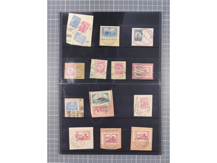 1868/1922(ca.), interesting accumulation of cancellations, often times of the “Lost Territories” of Greece, Bulgaria, Yugosla