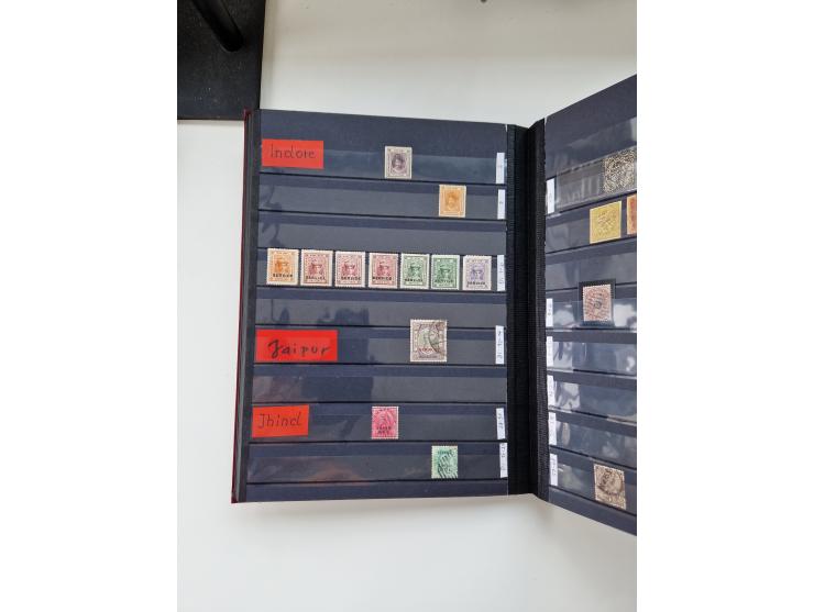 1870/2000 (ca.), Asia and India, mostly unused and used collection with some duplicates, strength in India with a selection o