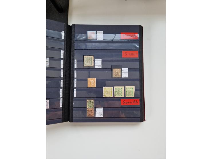 1870/2000 (ca.), Asia and India, mostly unused and used collection with some duplicates, strength in India with a selection o