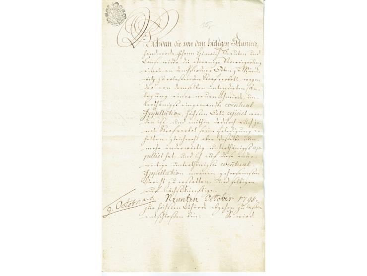 FISKAL-DOKUMENTE: 1682/1872, umfangreiche Forschungssammlung mit fast 290 Stempelpapieren mit vielen Seltenheiten bzw. Unikat