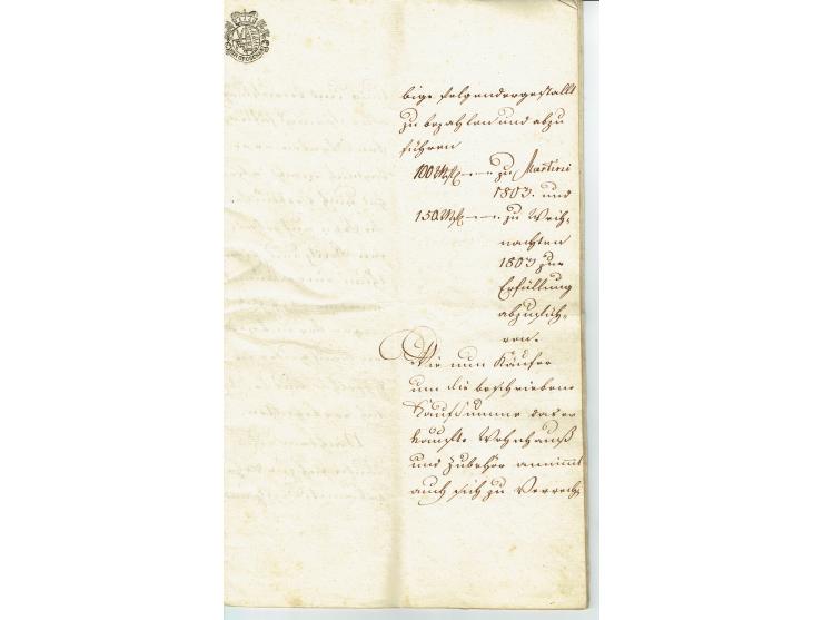 FISKAL-DOKUMENTE: 1682/1872, umfangreiche Forschungssammlung mit fast 290 Stempelpapieren mit vielen Seltenheiten bzw. Unikat