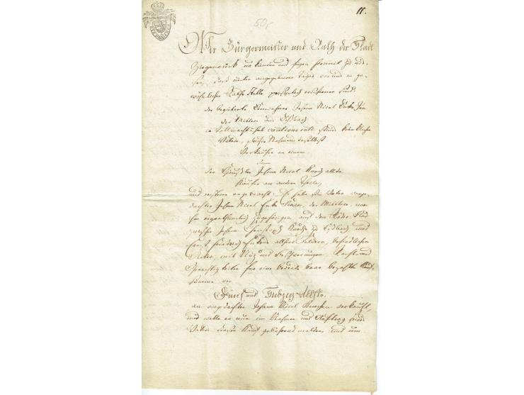 FISKAL-DOKUMENTE: 1682/1872, umfangreiche Forschungssammlung mit fast 290 Stempelpapieren mit vielen Seltenheiten bzw. Unikat