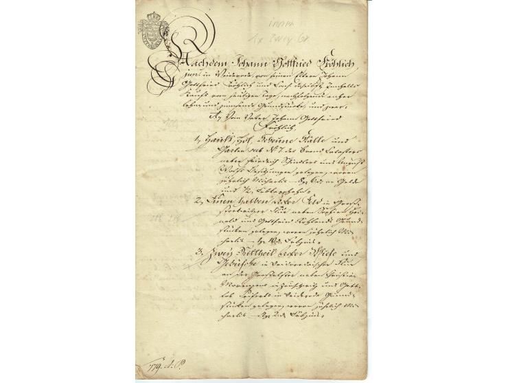 FISKAL-DOKUMENTE: 1682/1872, umfangreiche Forschungssammlung mit fast 290 Stempelpapieren mit vielen Seltenheiten bzw. Unikat