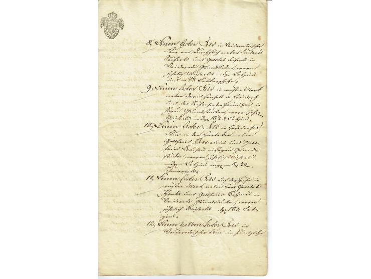 FISKAL-DOKUMENTE: 1682/1872, umfangreiche Forschungssammlung mit fast 290 Stempelpapieren mit vielen Seltenheiten bzw. Unikat